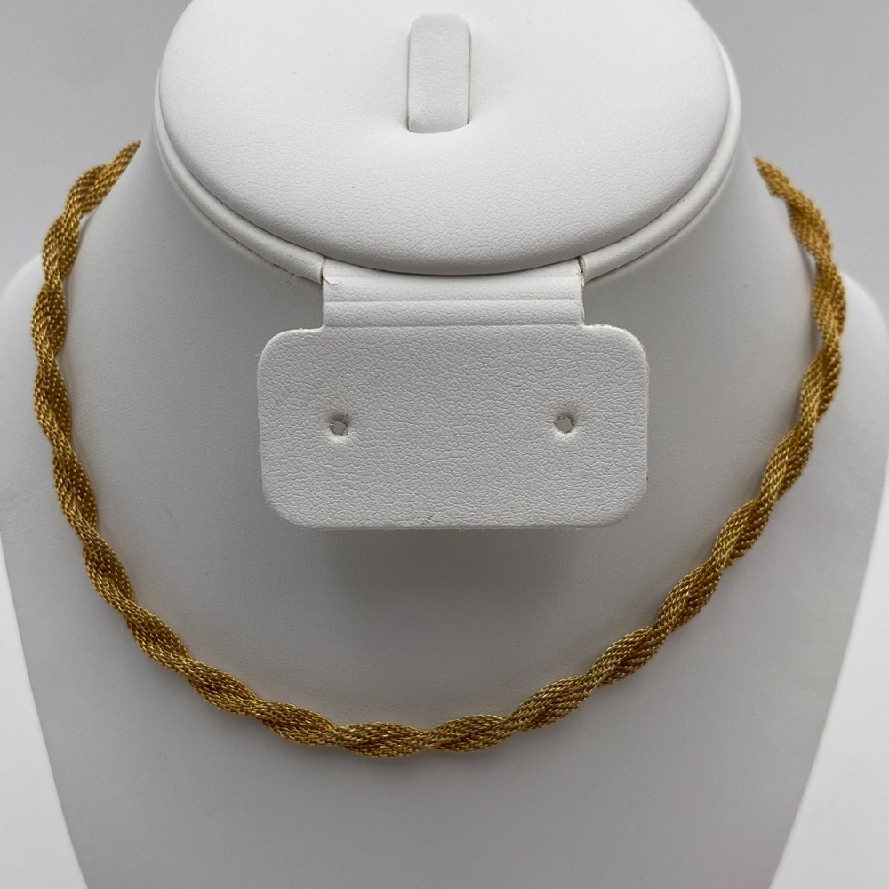 Sarah Coventry Gold Tone Twisted Chain Necklace